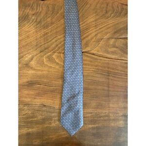 Mario Masotti Blue‎ Checkers Design Italy - New York Dry Clean Only